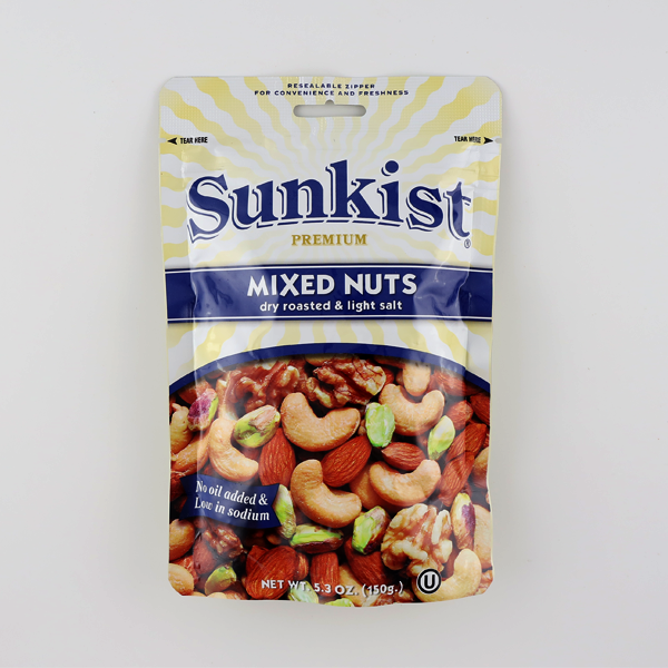 Sunkist Dry Roasted & Light Salt Mixed Nuts 150g
