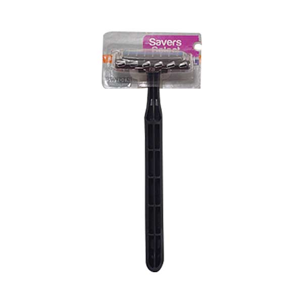 Savers Select Triple Blade Fix Head Disposable Razor For Men Each