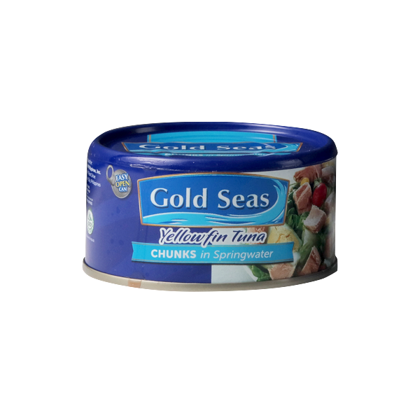 Gold Seas Yellowfin Tuna Chunks In Spring Water 185g