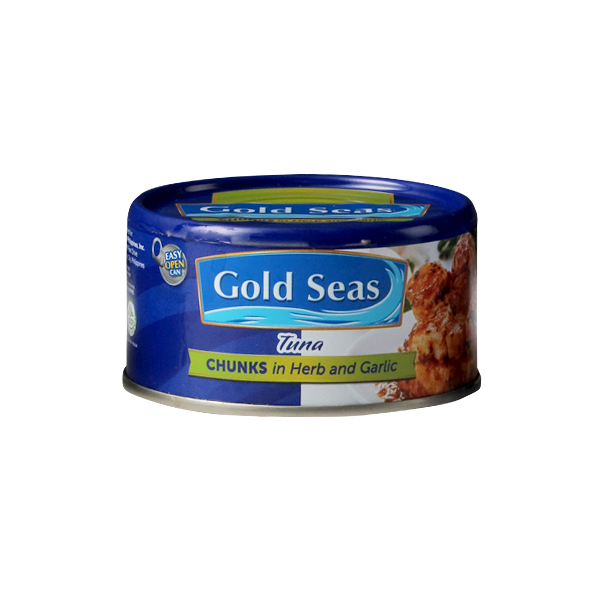Gold Seas Tuna Chunks In Herb and Garlic 185g