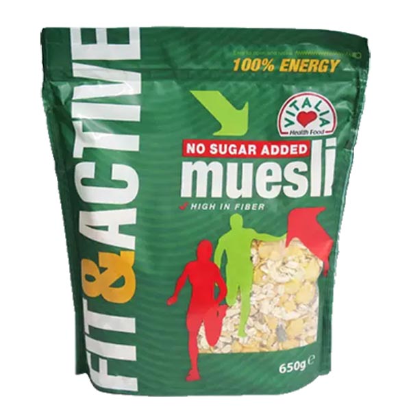 Vitalia Fit & Active Muesli 100% Energy 650g