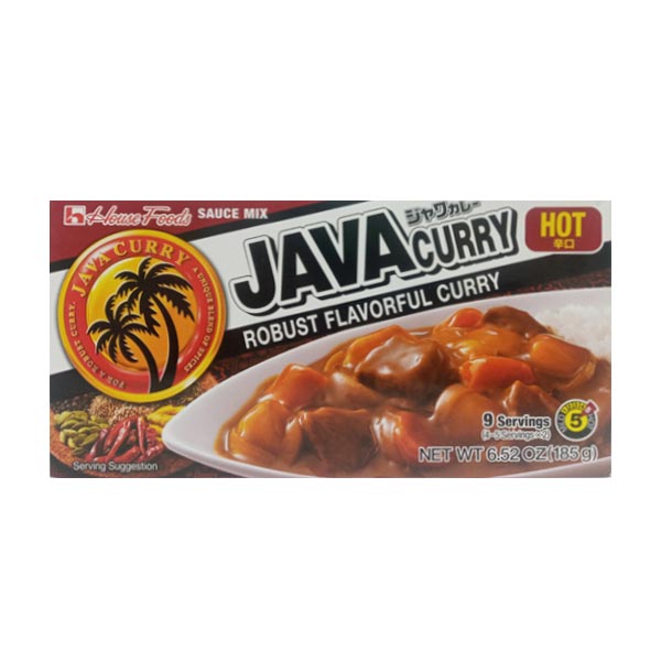 House Foods Java Curry Hot 185g