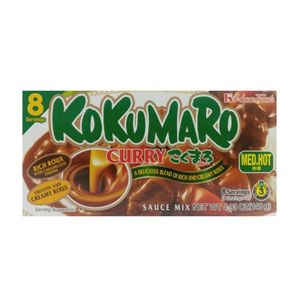 House Foods Kokumaro Curry Med.Hot 10/140g