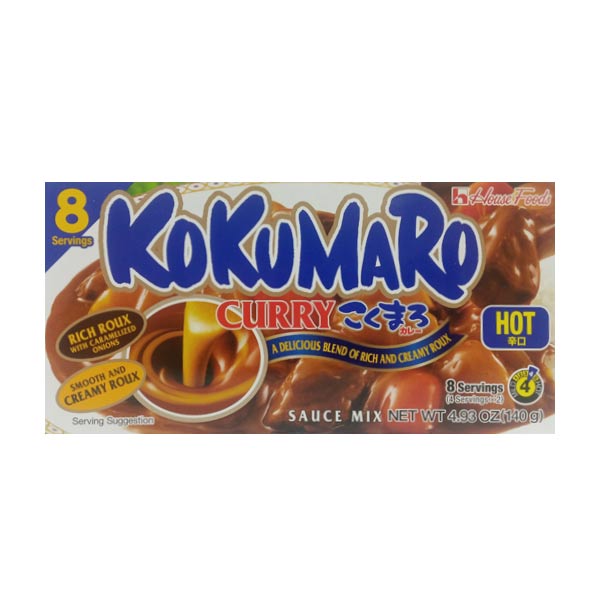 House Foods Kokumaro Curry Hot 10/140g