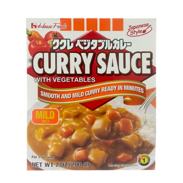 House Foods Kukure Curry Sauce With Veg Mild 10/200g