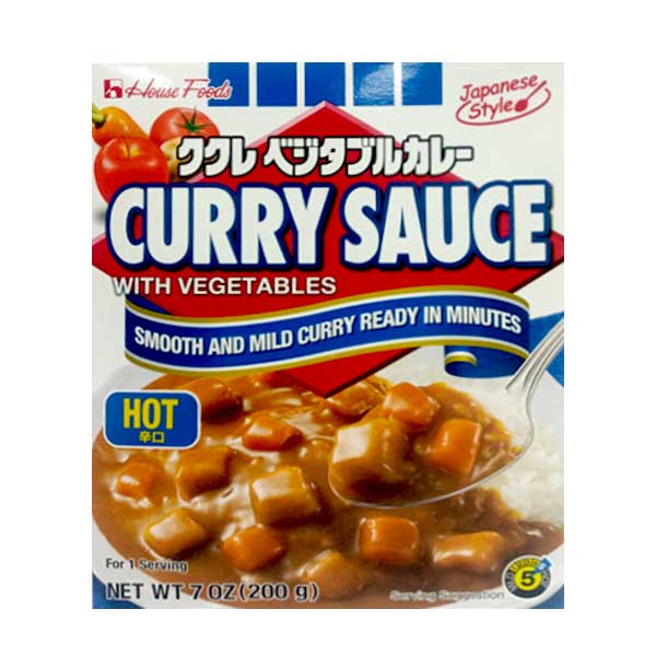 House Foods Kukure Curry Sauce With Veg Hot 10/200g