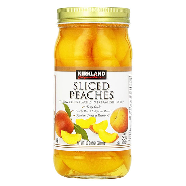 Kirkland Signature Sliced Peaches 24oz