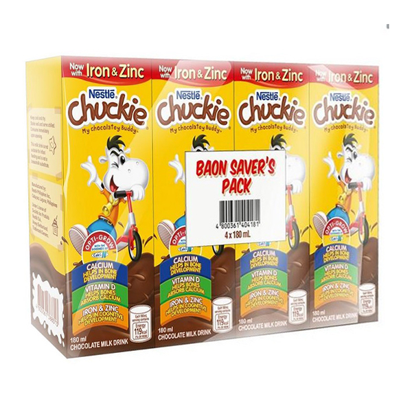 Nestle Chuckie Chocolate Milk Drink 180ml Multi-Pack