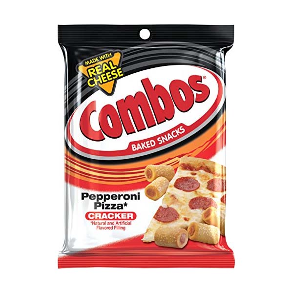 Combos Pepperoni Pizza Cracker Baked Snacks 6.3oz