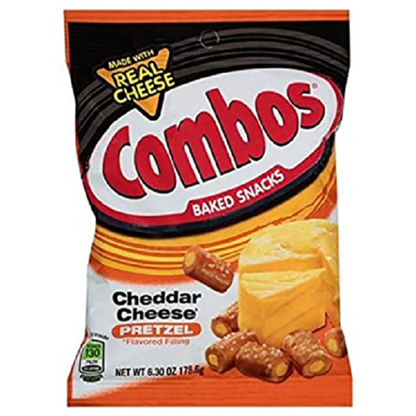 Combos Baked Snacks Cheddar Cheese Pretzel 6.3oz