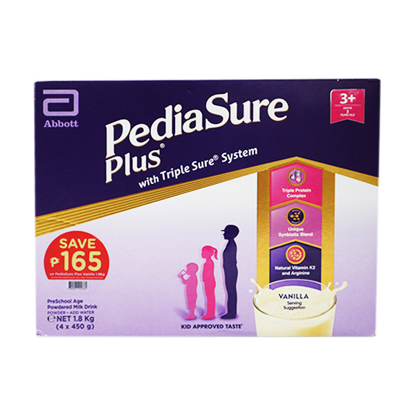 Abbott Pedia Sure Plus 3+ Vanilla 1.8kg