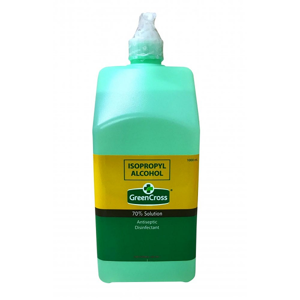 Green Cross Isopropyl Alcohol 70% Solution Pump 1L