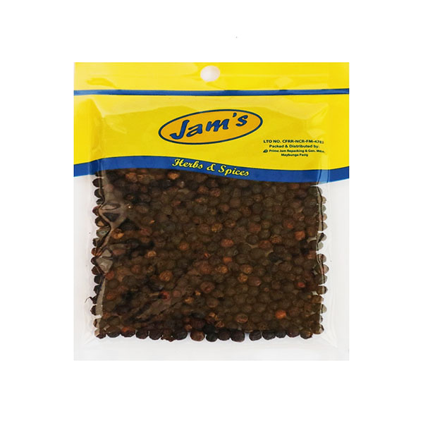 Jam Black Pepper Whole 100g