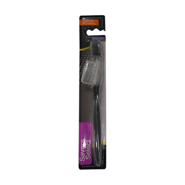 Savers Select Charcoal Toothbrush Single 1Pc