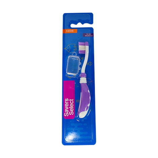 Savers Select Kiddie Toothbrush Violet 12-24 Months Old 1Pc