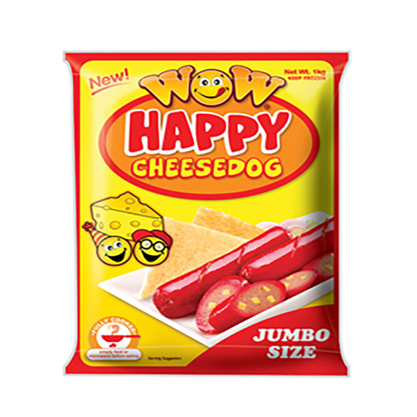 Wow Happy Cheesedog Jumbo 1kg Wow Happy Cheesedog Jumbo 1Kg