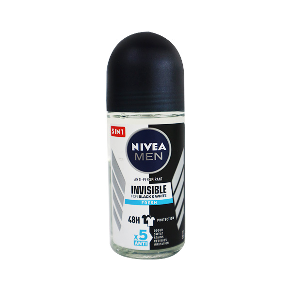 Nivea Men Invisible For Black & White Fresh Roll On 50ml
