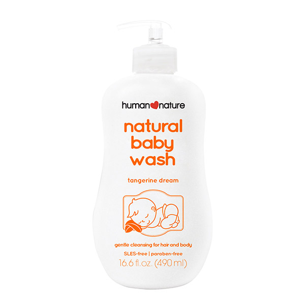 Human Nature Tangerine Dream Baby Wash 490ml