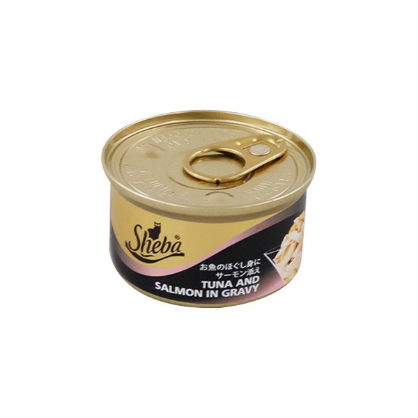 Sheba Tuna -Salmon In Gravy 85g
