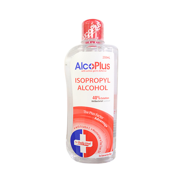 AlcoPlus Isopropyl Alcohol 40% Solution 250ml