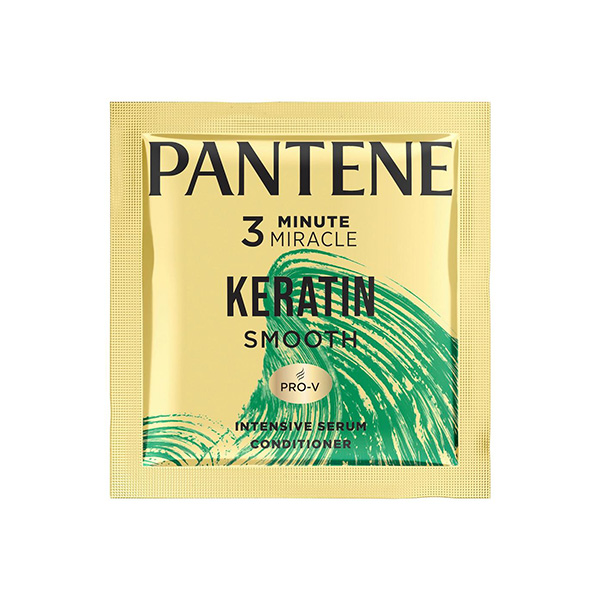 Pantene Conditioner 3-Minute Miracle Keratin Smooth 13ml (12 Sachets)