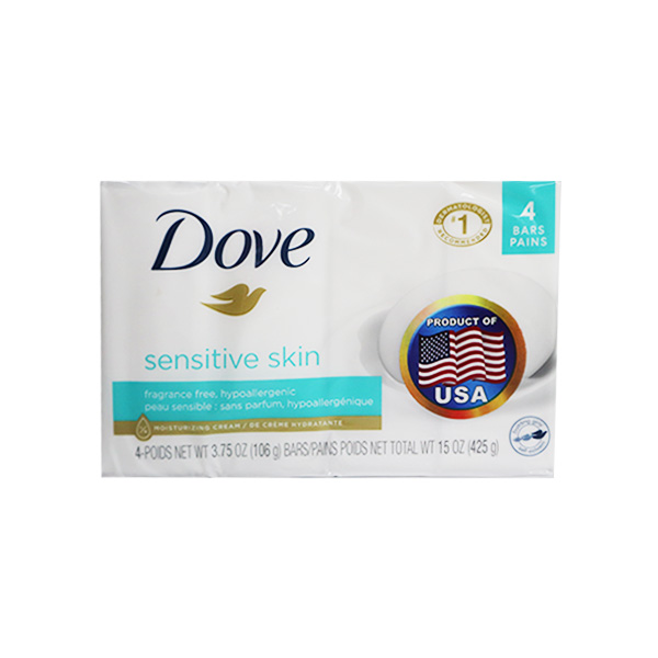 Dove Sensitive Skin 4 Bars 3.75oz