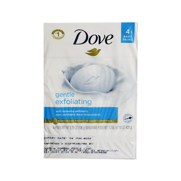 Dove Gentle Exfoliating 4 Bars 3.75oz