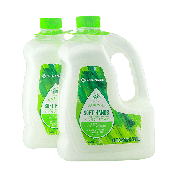 Member'S Mark Hand Soap Moisturizing Aloe Refills 80Oz