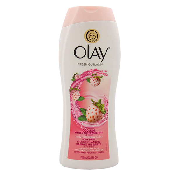 Olay Body Wash Fresh Outlast Cooling White Strawberry And Mint 23.6oz
