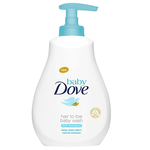 Baby Dove Hair to Toe Baby Wash Rich Moisture 400ml