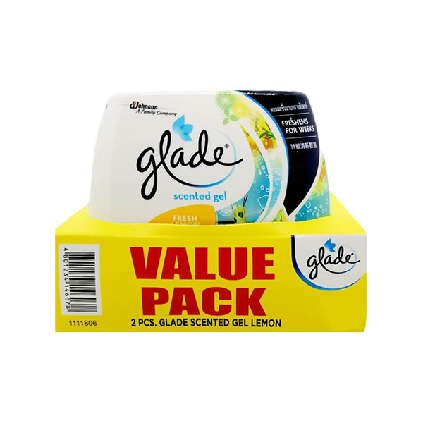 Glade Scented Gel Fresh Lemon 2 x 180g
