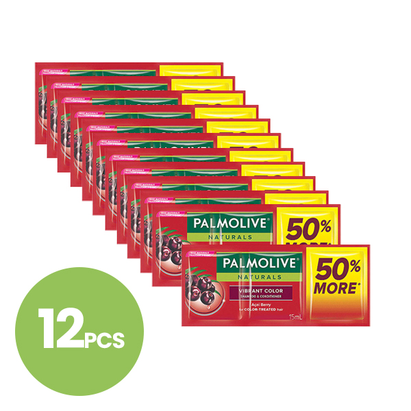 Palmolive Shampoo Vibrant Color 15ml Triple Chamber