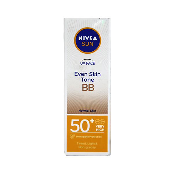 Nivea Sun UV Face Even Skin Tone BB 50+ UVA UVB