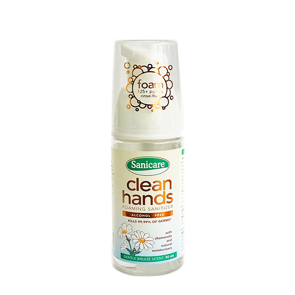 Sanicare Clean Hands Foaming Sanitizer 50Ml