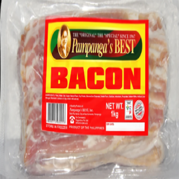 Pampanga'S Best Bacon Regular 1Kg
