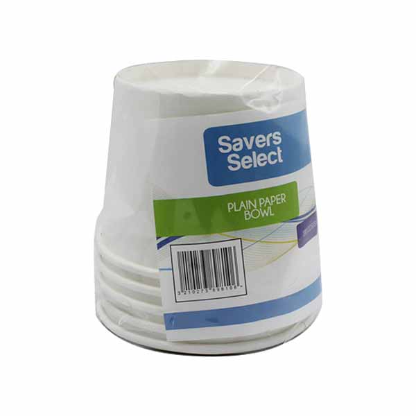 Savers Select Paper Bowl 390Cc 5Pcs
