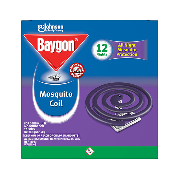 Baygon Mosquito Coil Scented 12S 150g