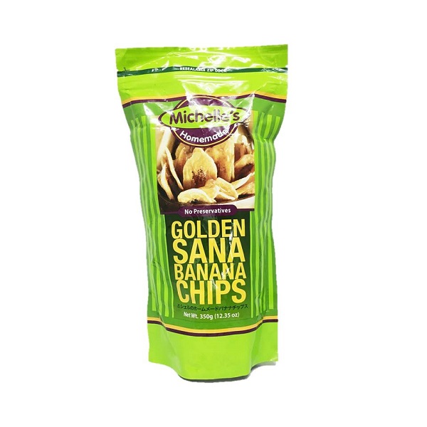 Michelle's Golden Sana Banana Chips 350g