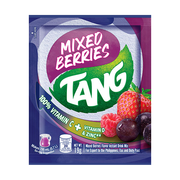 Tang Powdered Juice Mixed Berries 19g