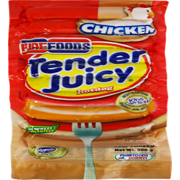 Purefoods Chicken Hotdog Jumbo 500g
