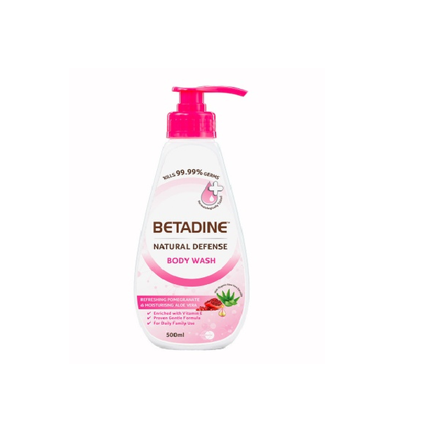Betadine Natural Defense Body Wash 500ml