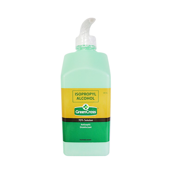 Green Cross Isopropyl Alcohol 70% Solution 500ml