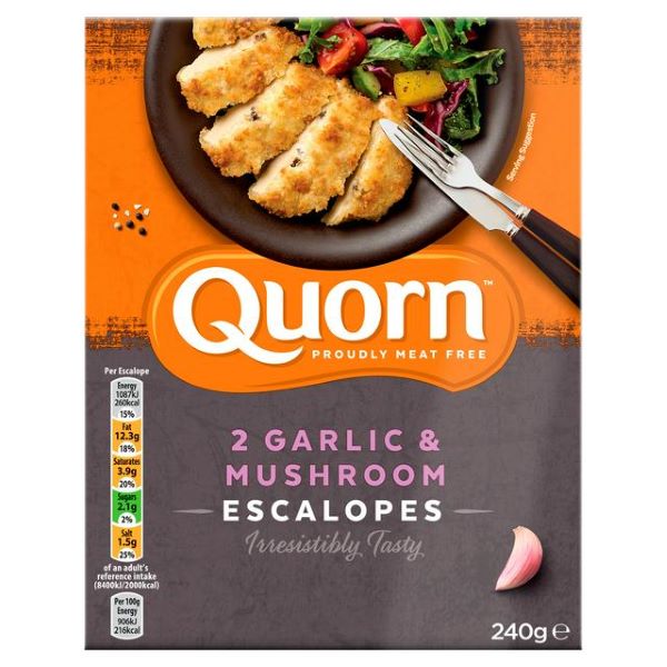 Qourn Garlic And Mushroom Escalopes 240G