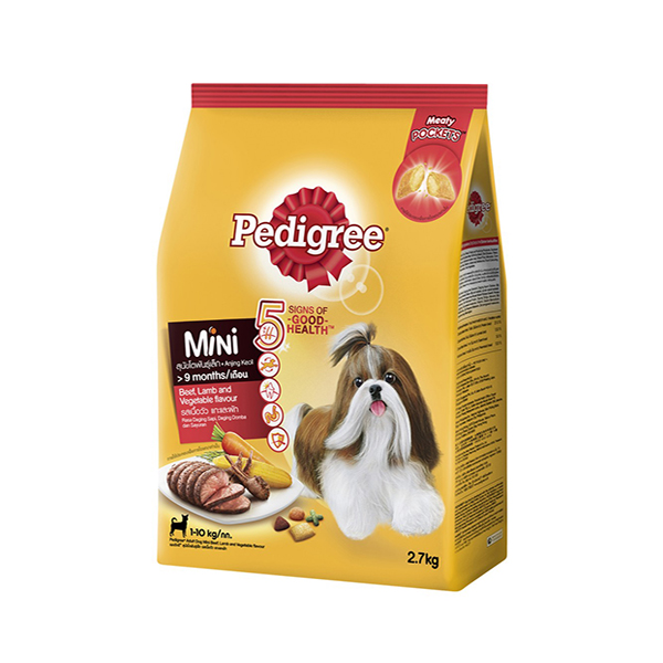 Pedigree Dry Mini Beef Lamb & Vegetables 2.7Kg
