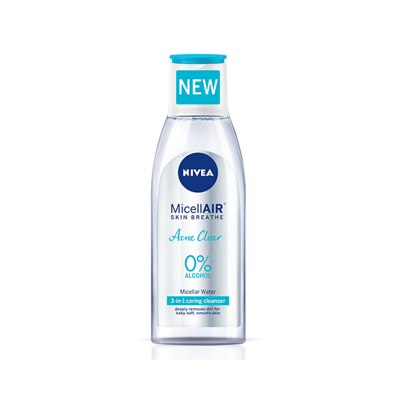 Nivea Micellair Water 0% Alcohol Acne Clear 200Ml
