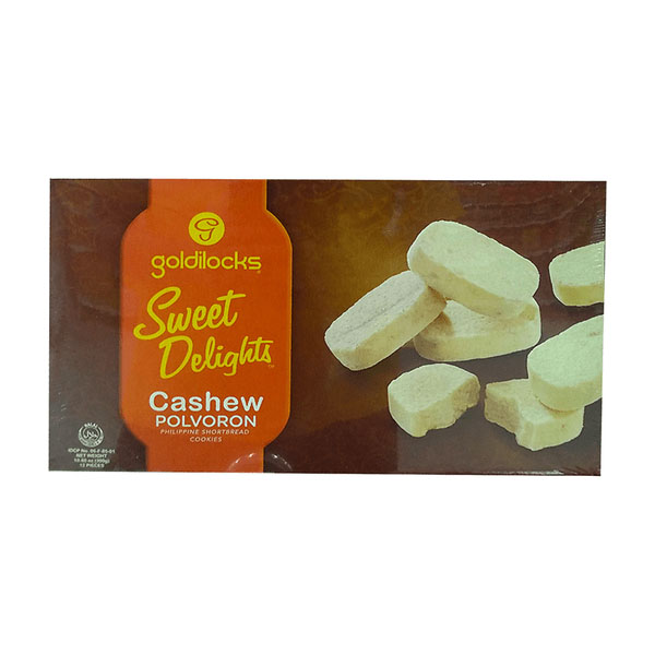 Goldilocks Sweet Delights Polvoron Cashew 12's 300g