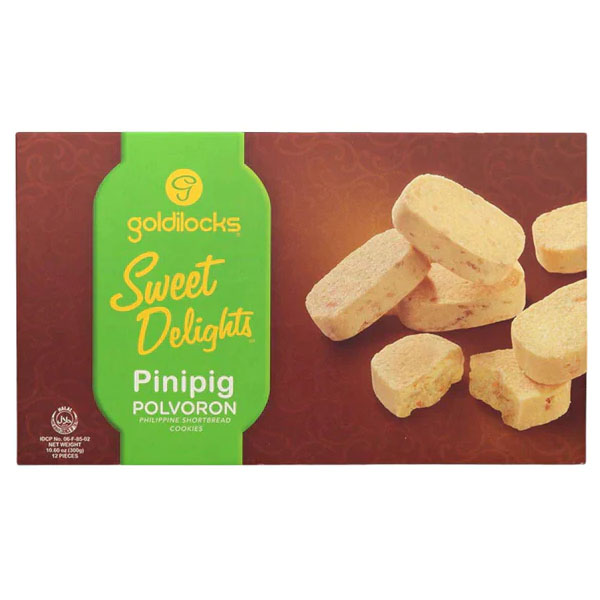 Goldilocks Sweet Delights Polvoron Pinipig 12's 300g