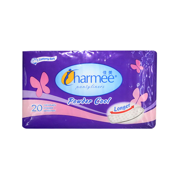 Charmee Powder Cool Longer Panty Liner 20pcs