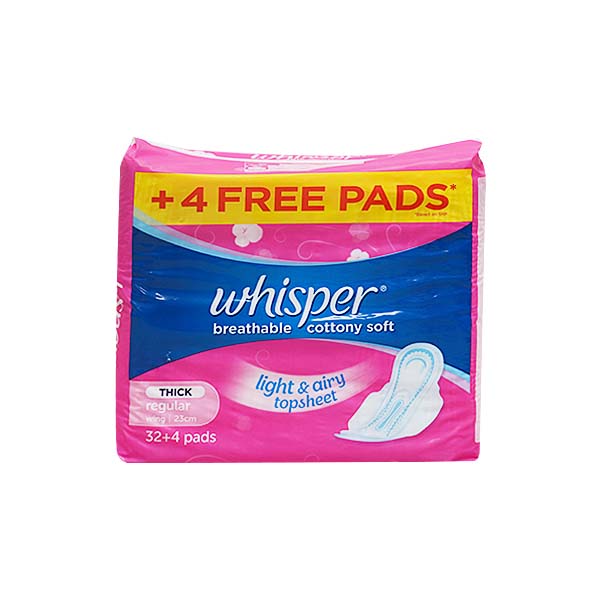 Whisper Cotton Sulit Pack 16s