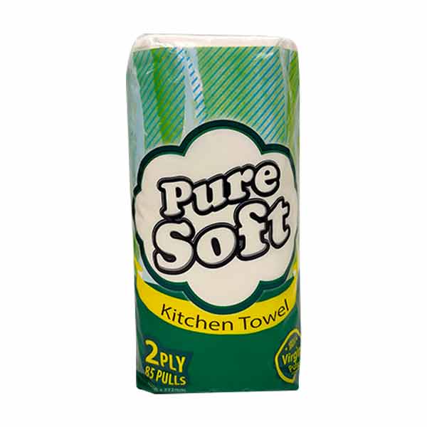 Puresoft Facial Tissue Virgin Pulp 40 2 Puresoft Kitchen Towel Regular 2Ply 1Pc